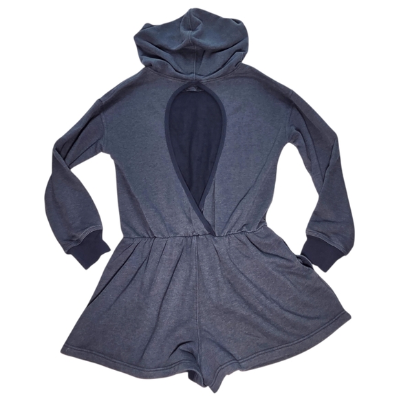 FP Movement Such a Flirt Romper Midnight Navy Open Back Small NWT - Picture 12 of 16